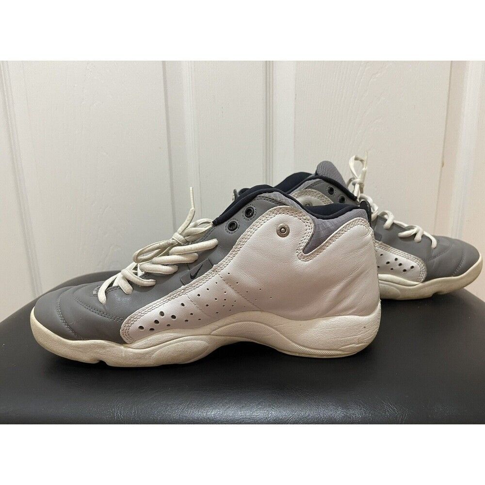Nike Air Mens Basketball Shoes Sneakers Size 12 White Gray Team 2.0